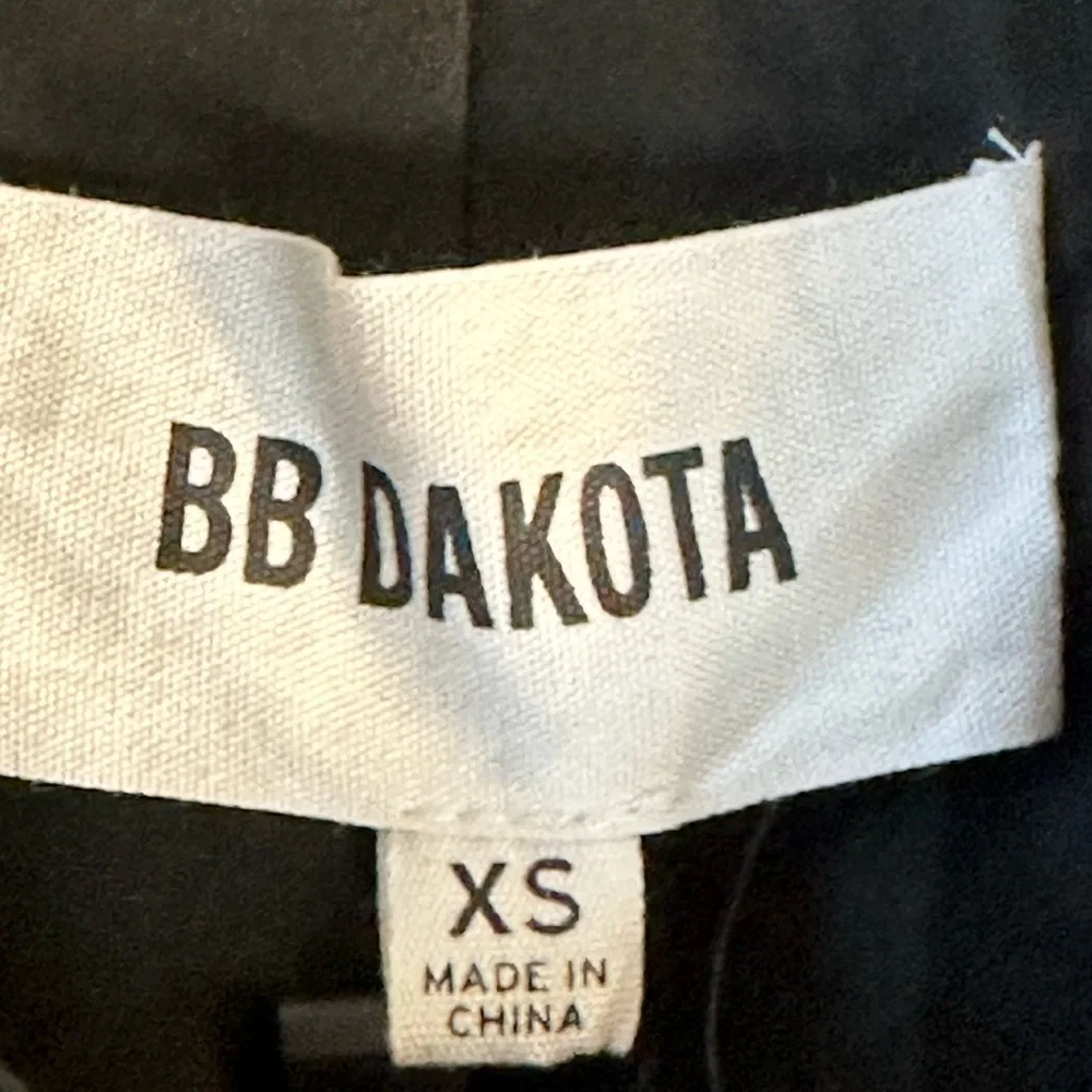 NWT BB Dakota Faux Leather Motor Jacket, size XS